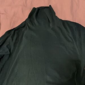 J. Crew Deep Green Jersey Turtleneck Size XXL
